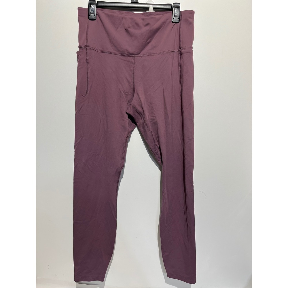 Under Armour Meridian‎ High Rise Leggings Mauve Purple XL Tall Fitted Pockets